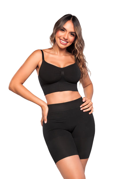 - Short SMI04052 lifting extra invisible
- Vista trasera short moldeador natural
- Short con control abdomen y muslos