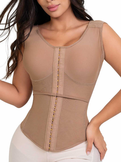 CINTURILLA EVOLUTIVA PARA MUJER  SMI2028 Chaleco cinturilla con brasier incluido de alta compresión y soporte integral.